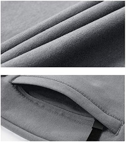 מכנסיים קצרים לגברים של טאקוואסן 3/4 ג'וג'ר קאפרי מכנסיים קצרים ארוכים המריצים כותנה מתחת למכנסי הברך עם כיסים