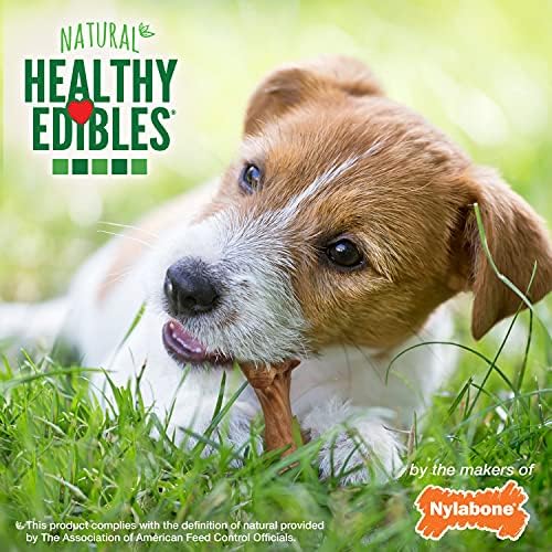 ניילבון מאכלים בריאים עצם מרק עצם כל פינוקי הכלבים הטבעיים המיוצרים עם מרק עצם אמיתי קטן/רגיל