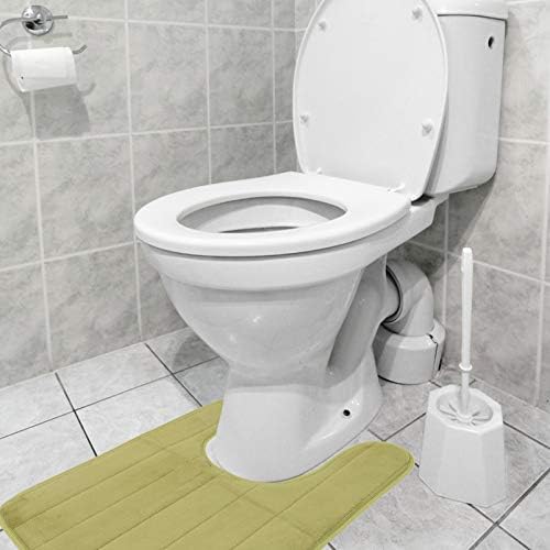קבילוק רחיץ שטיח 2 יחידות חורף כרית מקלחת מחצלות יבש זיכרון כותנה מחצלת רחיץ להחליק ללא אמבטיה לאמבטיה