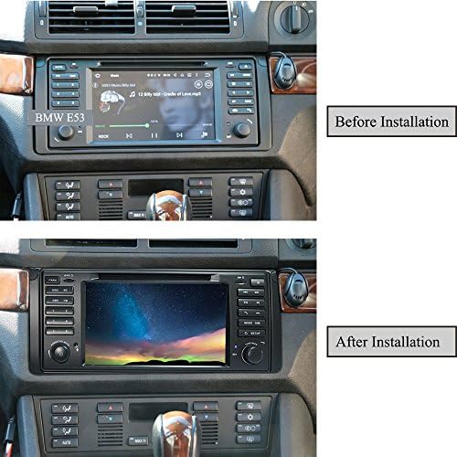 Xisedo Android 7.1 סטריאו לרכב 7 in-dash Autoradio 1 DIN יחידת ראש RAM 2G GPS ניווט עם נגן DVD עבור BMW