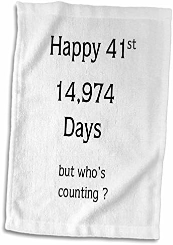 הדפס 3 דרוזים של שמחה מצחיקה 41 יום הולדת או יום נישואין - מגבות