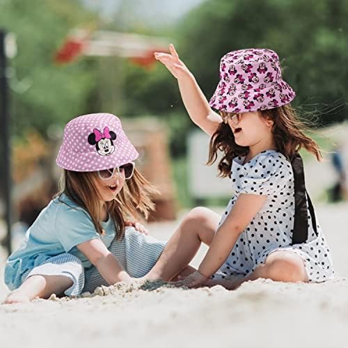 כובע דלי לילדים של מיני מאוס, כובע דלי פעוטות לקיץ, כובע חוף תינוקות, כובע שמש לפעוטות