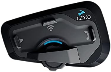 Cardo FRC4P101 - Freecom 4 פלוס אופנוע 4 -כיוונים אוזניות מערכת תקשורת Bluetooth - שחור, כפול 2 חבילה