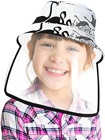 כובע מגן למבוגרים עם מגן פנים, כובע דייגים נגד שמש, מנוף פלמינגו