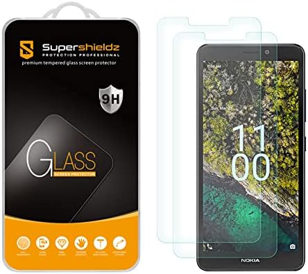 Supershieldz מיועד למגן מסך זכוכית מחוסמת Nokia C100, אנטי שריטה, ללא בועה