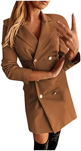 מעילי חורף ארוכים של Foviguo לנשים, מועדון פלוס גודל שרוול ארוך של שרוול ארוך ליל כל הקדושים