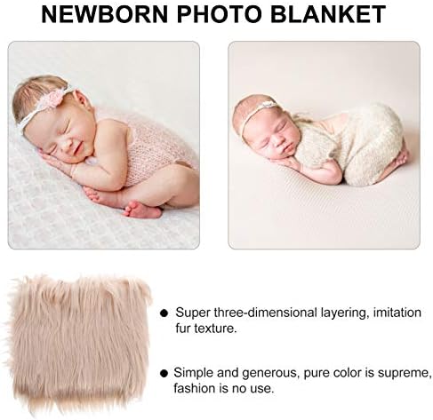 קיסנגל תינוק פרווה קטיפה צילום מחצלת יילוד תמונה רקע כורכת שמיכת תינוק יילוד אבזרי תמונה