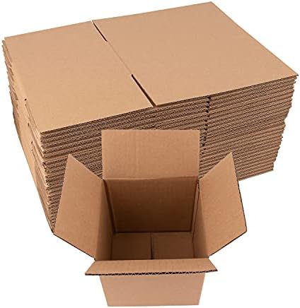 קופסאות קרטון של גולדן סטייט ארט בגודל 9 על 6 על 4 אינץ', קופסאות משלוח בגודל 5 על 5 על 5 אינץ',