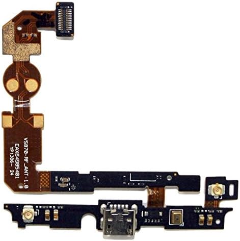 UCAMI JianMing החלפת USB מחבר טעינה יציאת גמיש כבל Flex וכבל Flex Microphone עבור LG LUCID 2 / VS870 ערכת תיקון