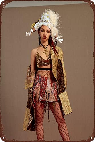 FKA TWIGS TAHLIAH BARNETT R B 12X8 אינץ 'שלטי מטאל אלבום מוסיקה - רוק הקירות עם אלבום מוזיקה