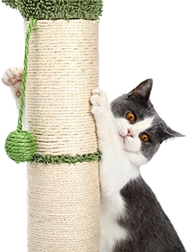 עץ חתול יציב Condos לחתולים מקורה מוטות נעימים עץ עץ עץ חתול צעצועים חתולים חתול עומד לחתולים