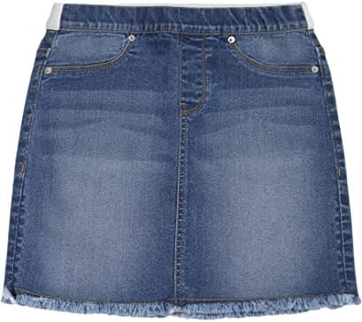 חצאית ג' ינס מתיחה של בנות קלווין קליין, אותנטית / משיכה, 12-14