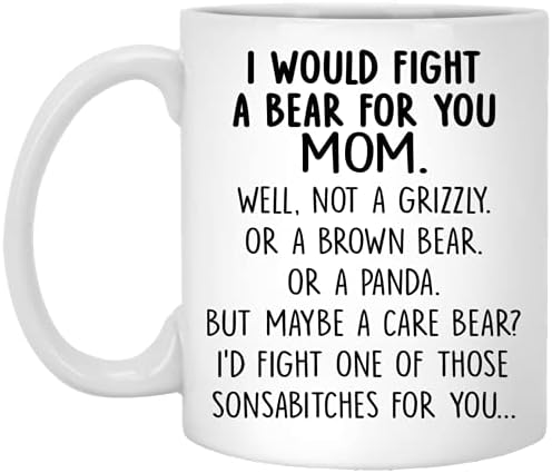 הייתי נלחם דוב בשבילך אמא ספל סיום מתנות לאמא מאבא 11 עוז