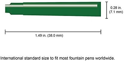 מונטוורדה מילוי בינלאומי גודל ירוק 6 מארז עט נובע-גרם 302 גרם