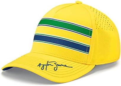 דלק לאוהדים איירטון סנה-כובע בייסבול פס-צהוב-יוניסקס-מידה אחת