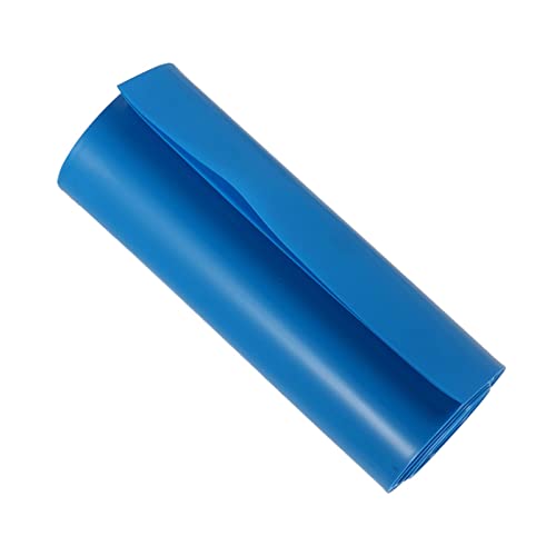 DMIOTECH 103 ממ שטוח 1 מ 'שרוולי סוללה PVC עוטף חום צינורות מכווץ לחבילת סוללה 18650 כחול