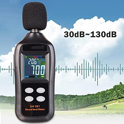 Twdyc Digital Sound Define Meter LCD 35-135DB נפח רעש מדידת מדידת מכשיר דציבלים בודק ניטור עם מצב החזקה