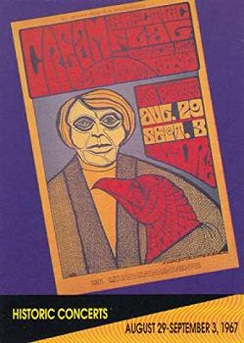 1991 Pro Set Superstars Musicards NONSPORT 251 קרם באולם פילמור/סן פרנסיסקו/29 באוגוסט-ספטמבר 3/1967 כרטיס מסחר