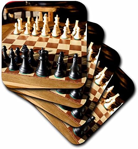 3DROSE CST_85390_1 ארגנטינה, אל קלפטה, לוח שחמט, משחק SA01 MME0236-MICHELE MOLINARI-SOTT SOTTSERS, סט של 4