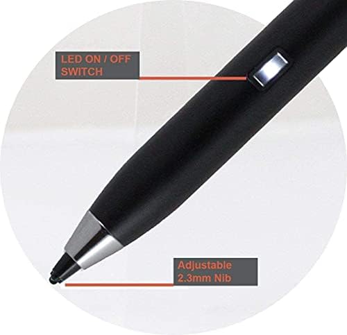 Broonel Black Point Point Digital Active Stylus Pen - תואם ל- Acer Aspire 5 מחשב נייד 15.6 A515-45