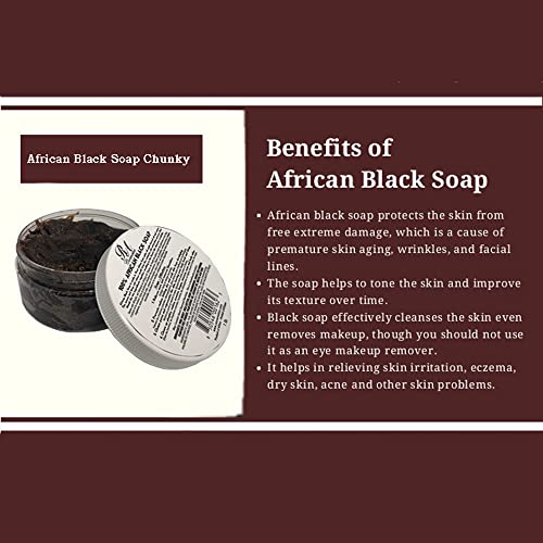 רא קוסמטיקה טבעי אפריקאי שחור סבון ג ' ל 8 עוז דליפת הוכחה