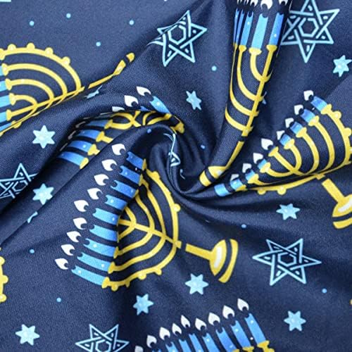 Rainlemon Hanukka Dog Bandana יהודי חנוכה Menorah Pet Pet Guppy Collar Tsutf