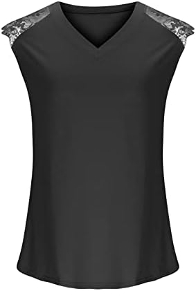 HGNAY 2023 גופיות לנשים בקיץ ללא שרוולים צבע אחיד אפוד חולצות T מזדמן חולצה טוניקות צוואר נוחיות נוחיות