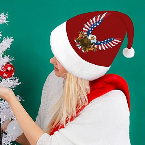 ארהב קירח נשר חג המולד כובעי בתפזורת מבוגרים כובעי חג המולד כובע לחגים חג המולד ספקי צד