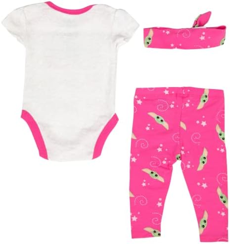 בגדי תינוקות של מלחמת הכוכבים בגדים עם 3 חלקים עם בגד גוף, חותלות ומתנות יודה תינוקות לתינוקות לתינוקות