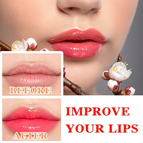 3 יחידות אלוורה שפתון, שפתיים כתם, גלוס, לאורך זמן מזין שפתון, קרם לחות קסם טמפרטורת צבע שינוי שפתון, שפתיים כתם