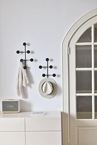 קולב קיר קרפתי קיר מתלה מודרני קיר רכוב 6 פיתול כניסה לחדר אמבטיה לחדר אמבטיה לשקית מעיל כובע פרצ'רוס