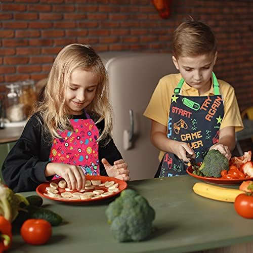 ילדים סינר-חד קרן-שף מטבח בישול גן אמן ציור ניקוי אפיית חרס-מתנת בני בנות