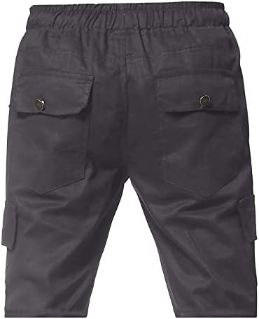 מכנסיים לכיס ספורט של גברים אוברמלים מכנסיים קצרים מזדמנים של מכנסיים קצרים מזדמנים