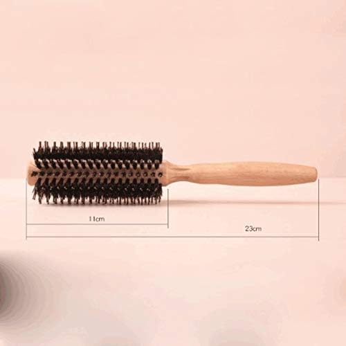 CFSNCM אנטי-סטטי שיער ישר מסרק מסרק ידית מעץ מעיפת עץ מעסה מסרקי תערוכות מברשת שיער מסרק כלים לסטיילינג