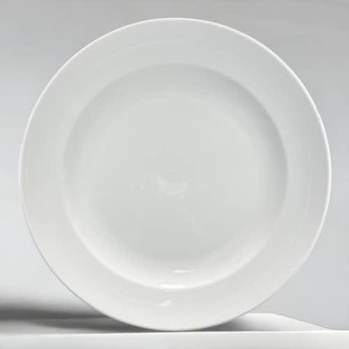 כלי אוכל Dauerhaft בוהק חרסינה בוהק Duralite Mid Rim Plate Rim - 12/Case