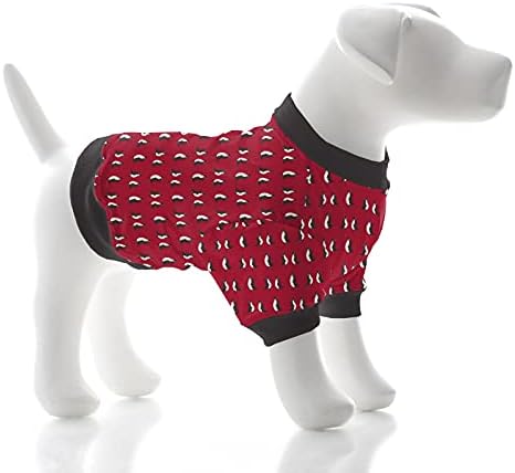 חולצת כלבים של Kickee, חולצת כלבים מסוגננת של הדפס לכלבים קטנים וגדולים, בגדי כלבים מקסימים