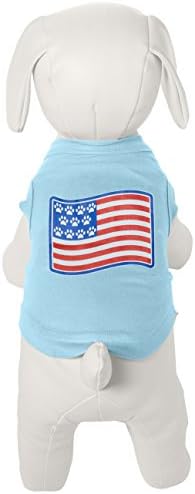 מיראז ' מוצרים לחיות מחמד כפות ופסים מסך הדפסת חולצות תינוק כחול מ