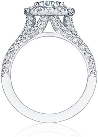 סוהיר אופנה טבעת מלא יהלומי זירקון תכשיטי חתונה טבעת האהבה יום מתנת גבירותיי מתנה פלומה טבעת
