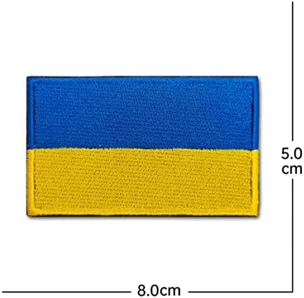 תגי דגל אוקראיני וטלאים דגל אוקראינה ו Tryzub מעיל נשק אוקראיני מעיל נשק סט טלאי רקמה סט טלאי