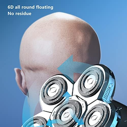 מכונת גילוח שיער רב -פונקציונלית 6D מכסה גילוח חשמלי נטען רב -פונקציונלי לנסיעות