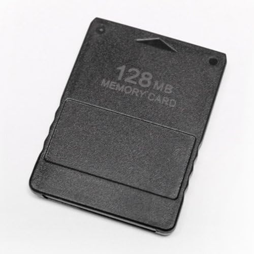 משחק 128 מגה בייט שמור כרטיס זיכרון עבור סוני פלייסטיישן 2 פס2, שחור