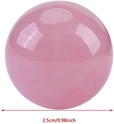 כדורי ורוד ורוד טבעי כדורי כדור קריסטל אבן ריפוי לעיסוי ביתי