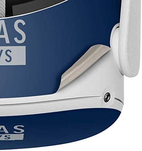 עור מדבקות סקיט עור תואם ל- Oculus Quest 2 - NFL מורשה רשמית דאלאס קאובויס סדרת ביצועים כחולים עיצוב