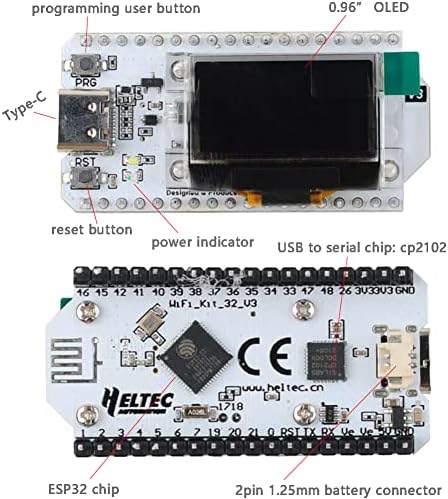 DIYMALLS ESP32 OLED 0.96 ערכת WIFI 32 V3 לוח פיתוח סוג C עבור Arduino IoT Nodemcu