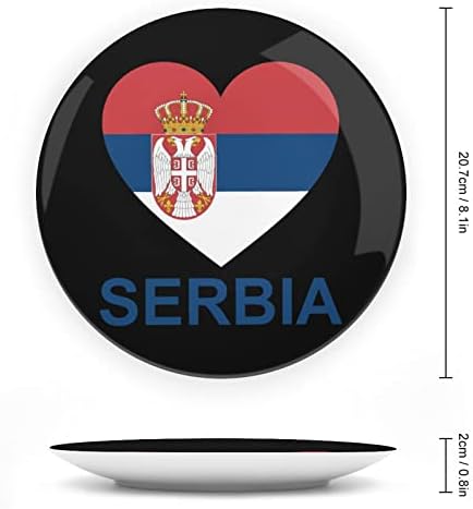 אהבה סרביה עצם קרמיקה סין צלחות דקורטיביות עם קישוטים לתלייה של צלחות ארוחת ערב