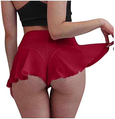מכנסיים קצרים של מותניים מיני סקסיים לנשים פרוע מוטות מוט מכנסיים חמים מכנסיים קצרים צמודים להלבשה