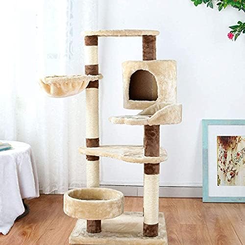 חתול עץ דירה גרוד חתול מגדל סיסל מיטת צעצועי גרדן מגדל חתול עץ גרוד טיפוס פעילות מרכז 716