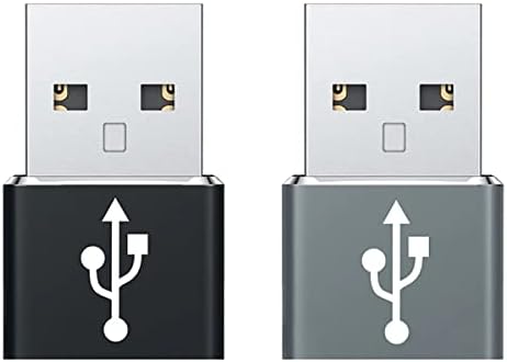 USB-C נקבה ל- USB מתאם מהיר זכר התואם למכשירי Samsung Galaxy A42 שלך למטען, סנכרון, OTG כמו מקלדת, עכבר,