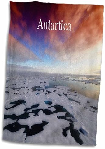 תמונת 3 של שקיעת אנטארקטיקה מעל קרחונים - מגבות