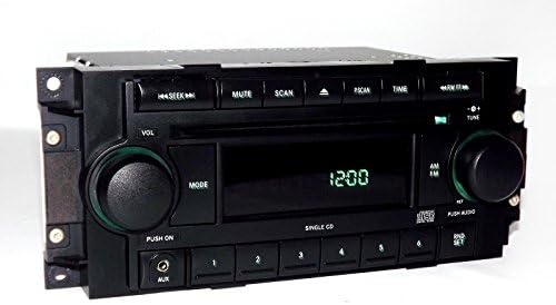 1 מפעל רדיו AM FM CD קלט עזר תואם לשנת 2004-2010 ג'יפ דודג 'קרייזלר P05064171AE Ref